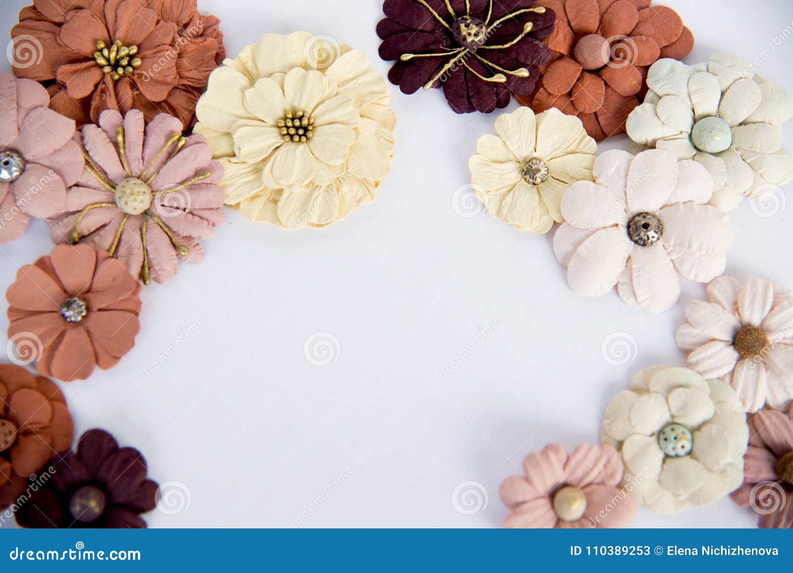 Knitting wool flower stock image. Image of nature, crochet 110389253