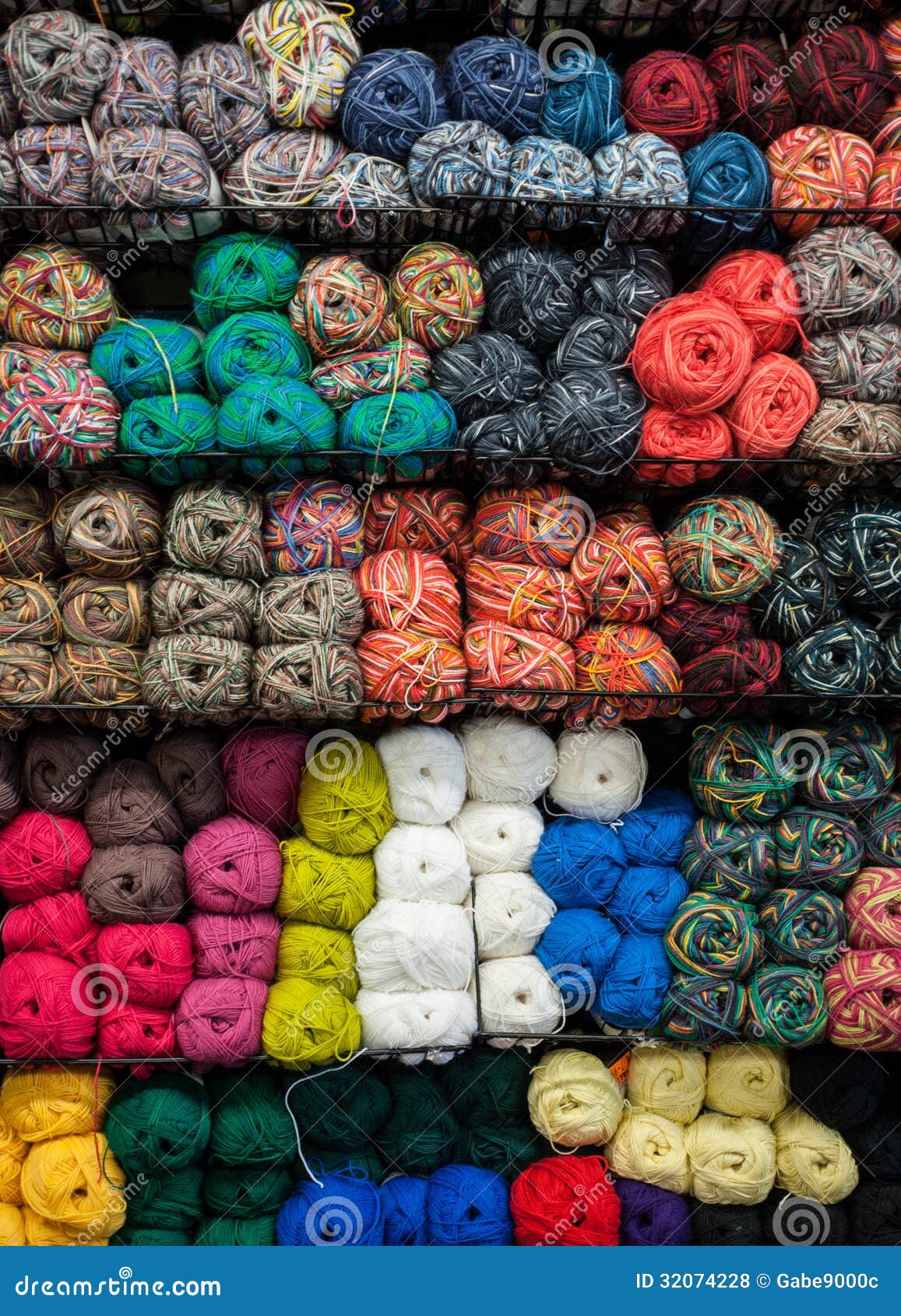 Knitting Yarn colors stock photo. Image of wool, knit 32074228