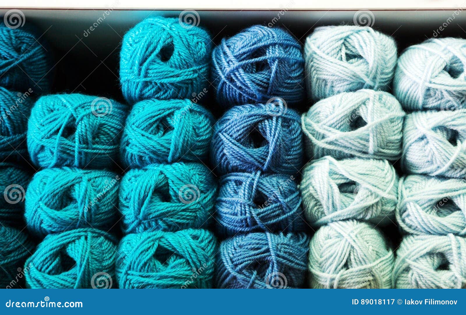 Knitting yarn in store stock image. Image of multicolored 89018117