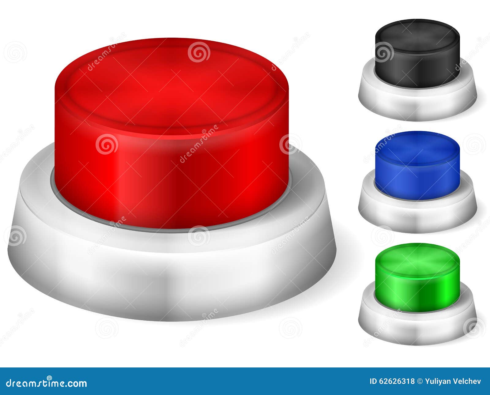 Knob buttons stock vector. Illustration of technology 62626318