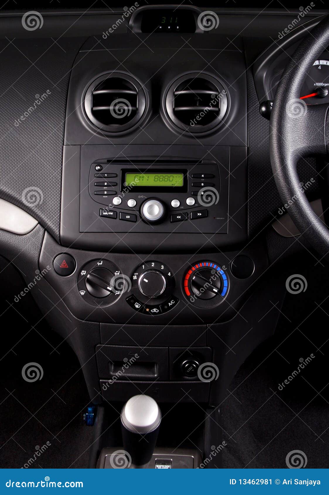 Knob control stock image. Image of cooling, plastic, interior 13462981
