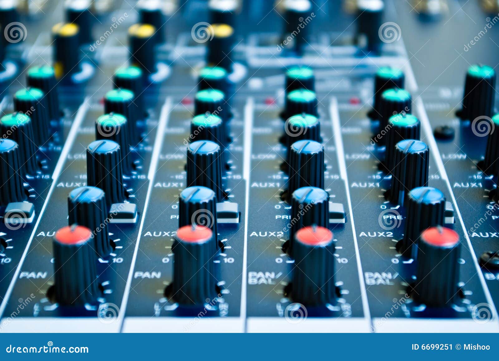Knobs stock image. Image of soundboard, mixer, board, electronic 6699251