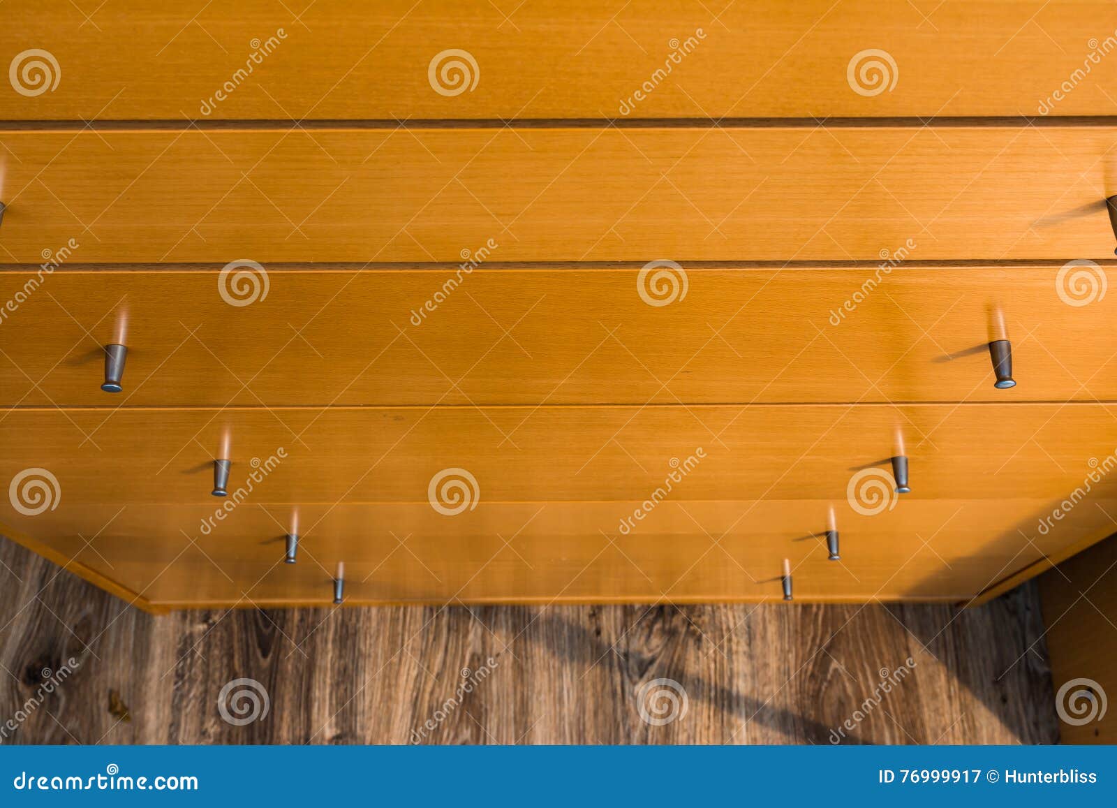 Knobs Of Wooden Dresser Drawer Texture Pattern Background Stock