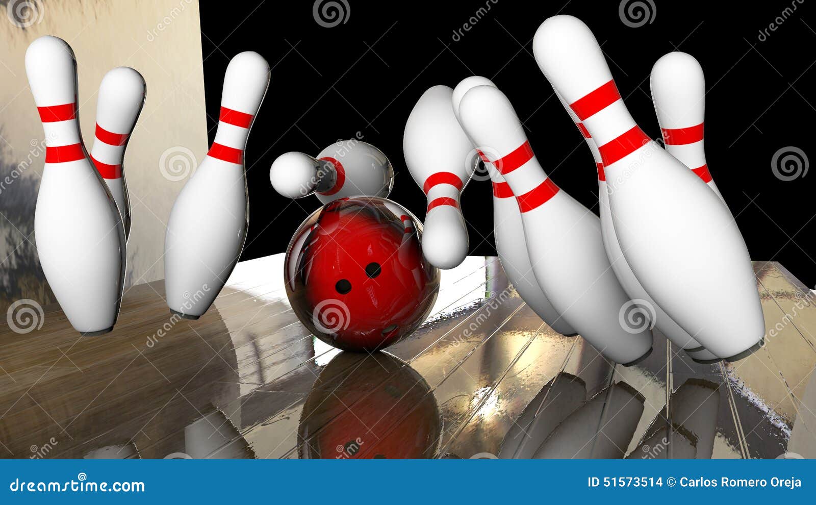 Knocking down bowling stock illustration. Illustration of game 51573514