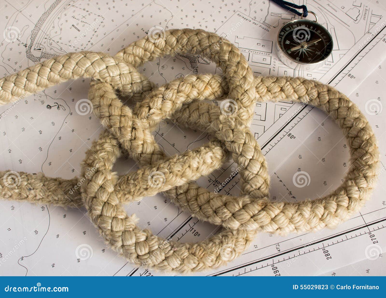 Knots Nautical stock image. Image of double, rope, node 55029823