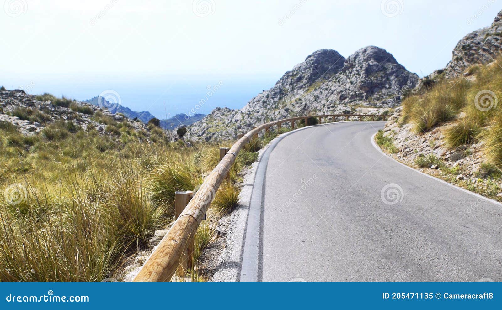 the knotted tie - nudo de corbata, mountain road leading to cap de formentor on mallorca, beleric islands, spain