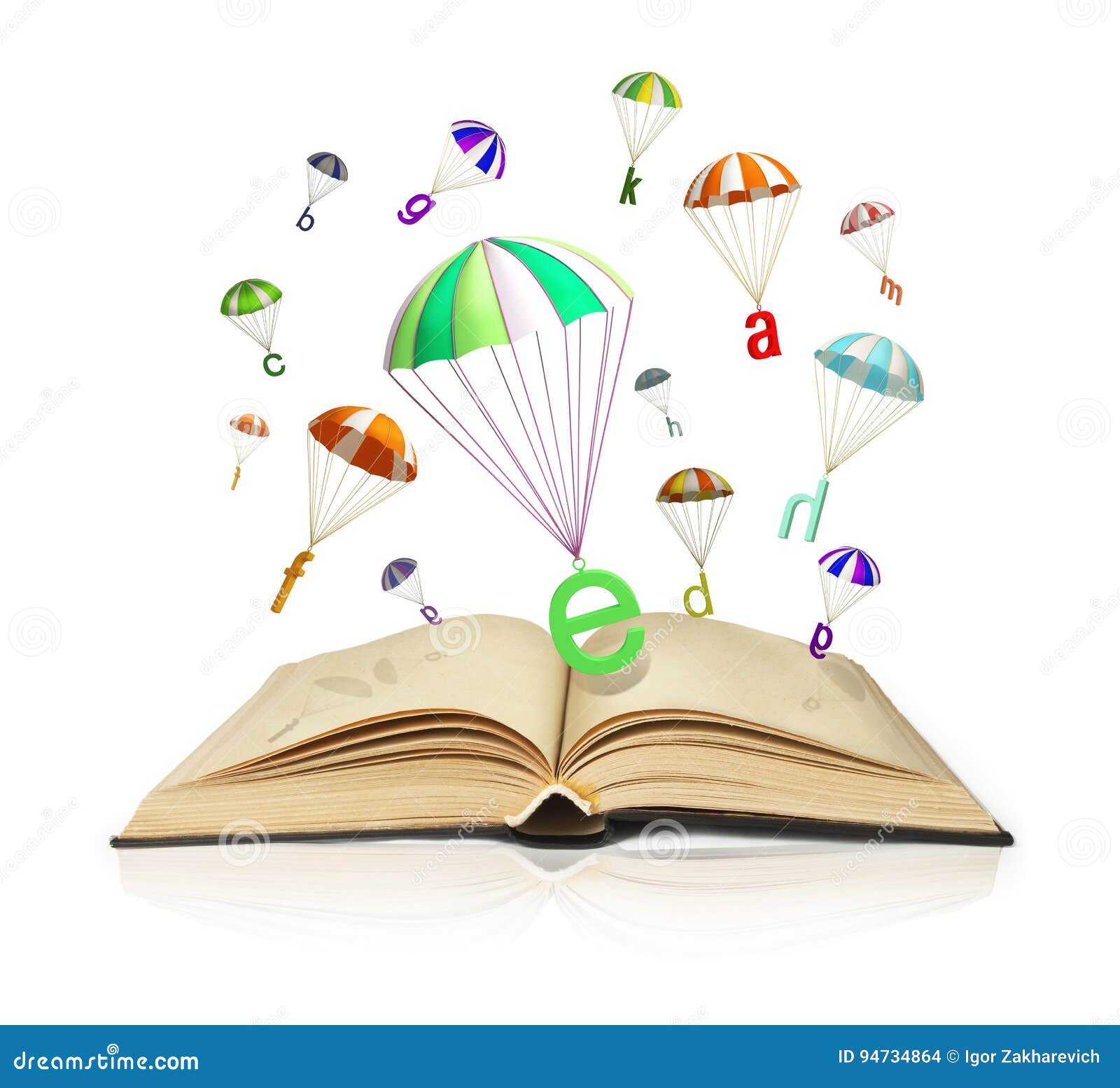 Knowledge book. stock photo. Image of isolated, education 94734864