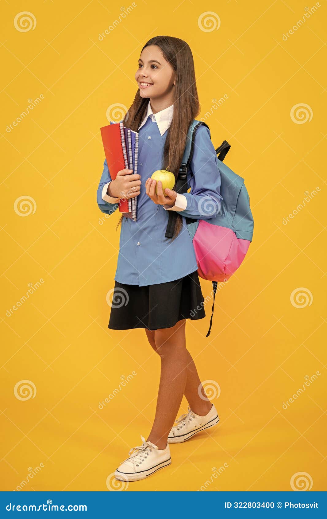 Knowledge And Education. College Student Girl. Teen Girl Gets High Education. Education In