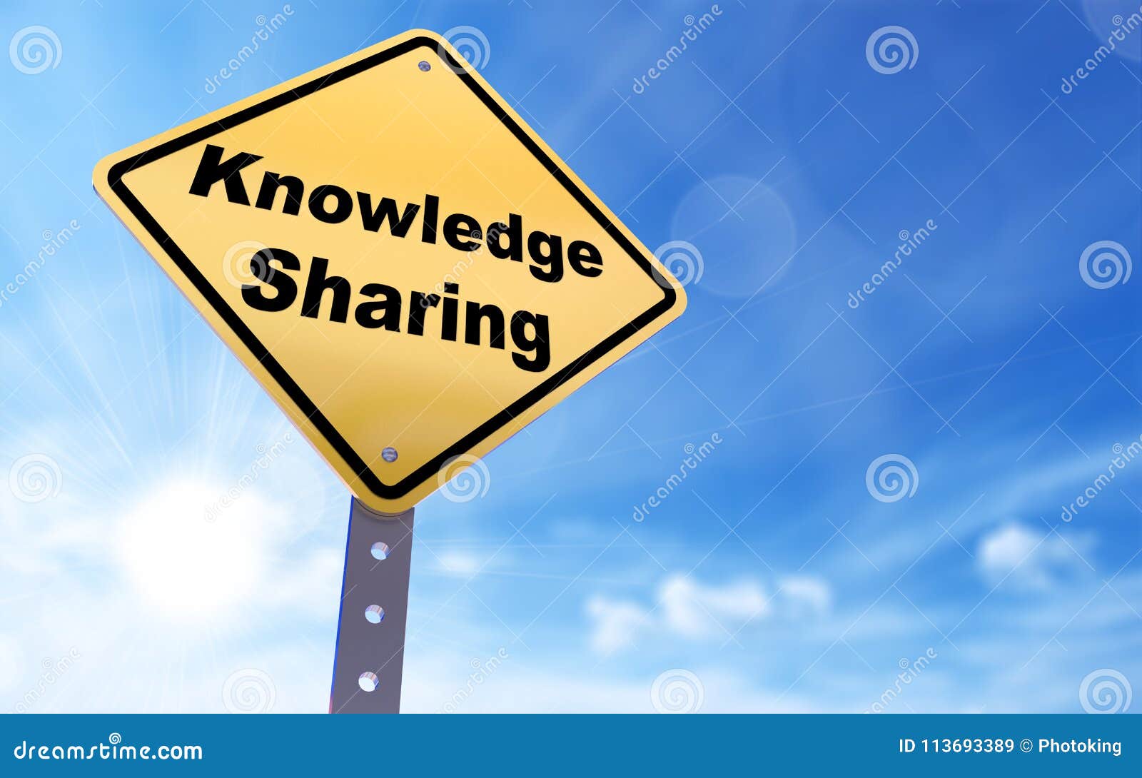 knowledge sharing sign