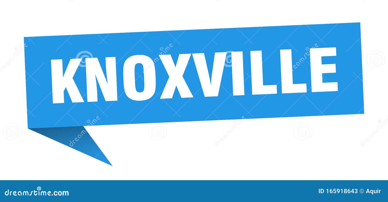 Knoxville Sticker. Knoxville Signpost Pointer Sign Stock Vector