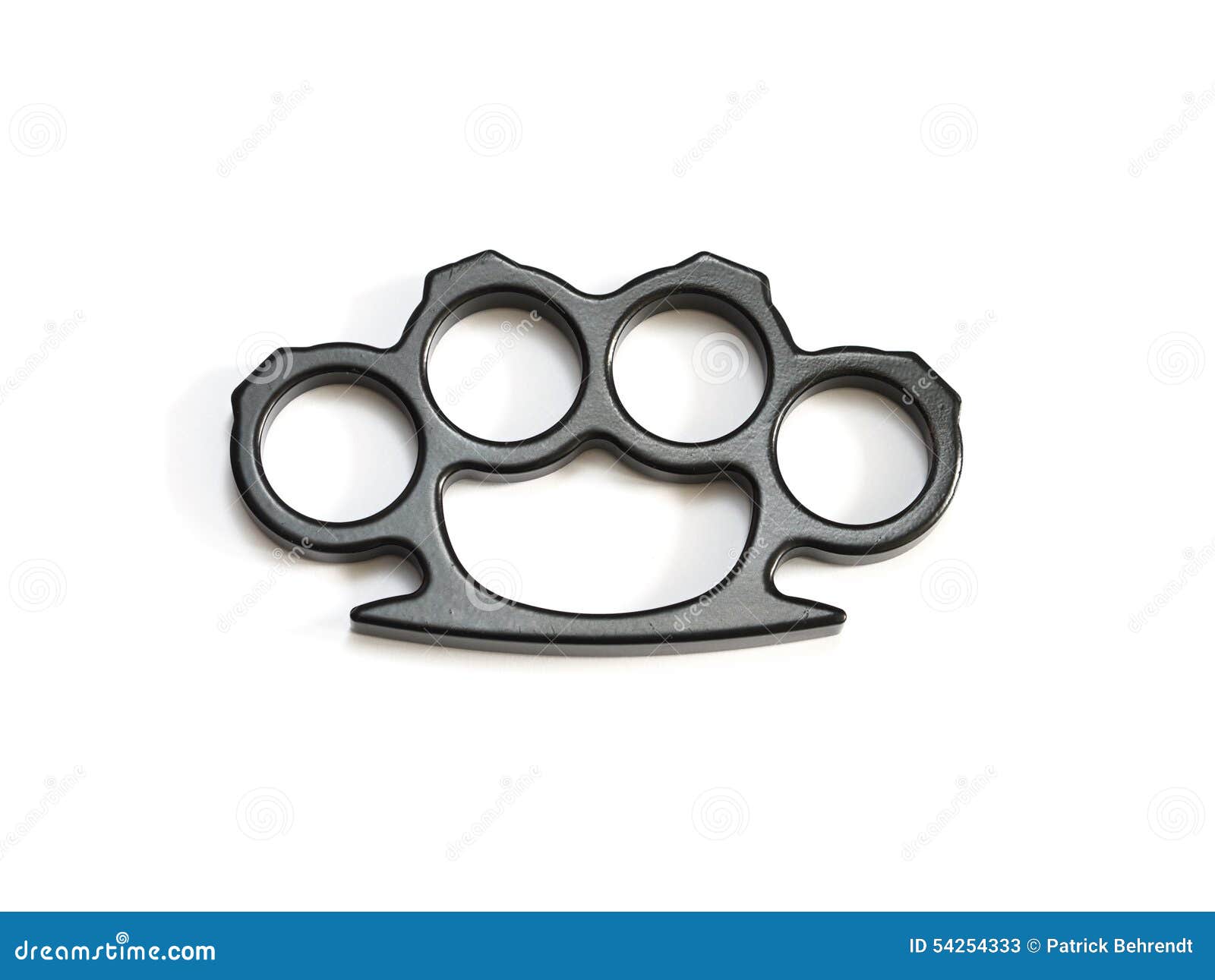 Knuckleduster Crime Violence Isolated Stock Image Image of illegal