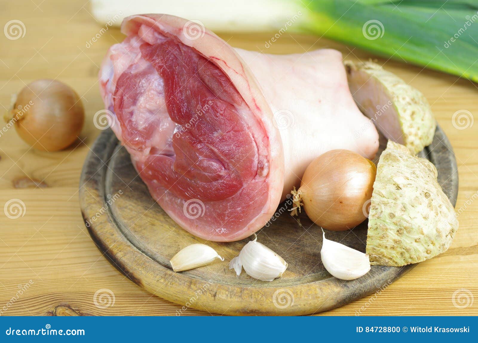 Knuckle of pork stock photo. Image of organic, unhealthy 84728800