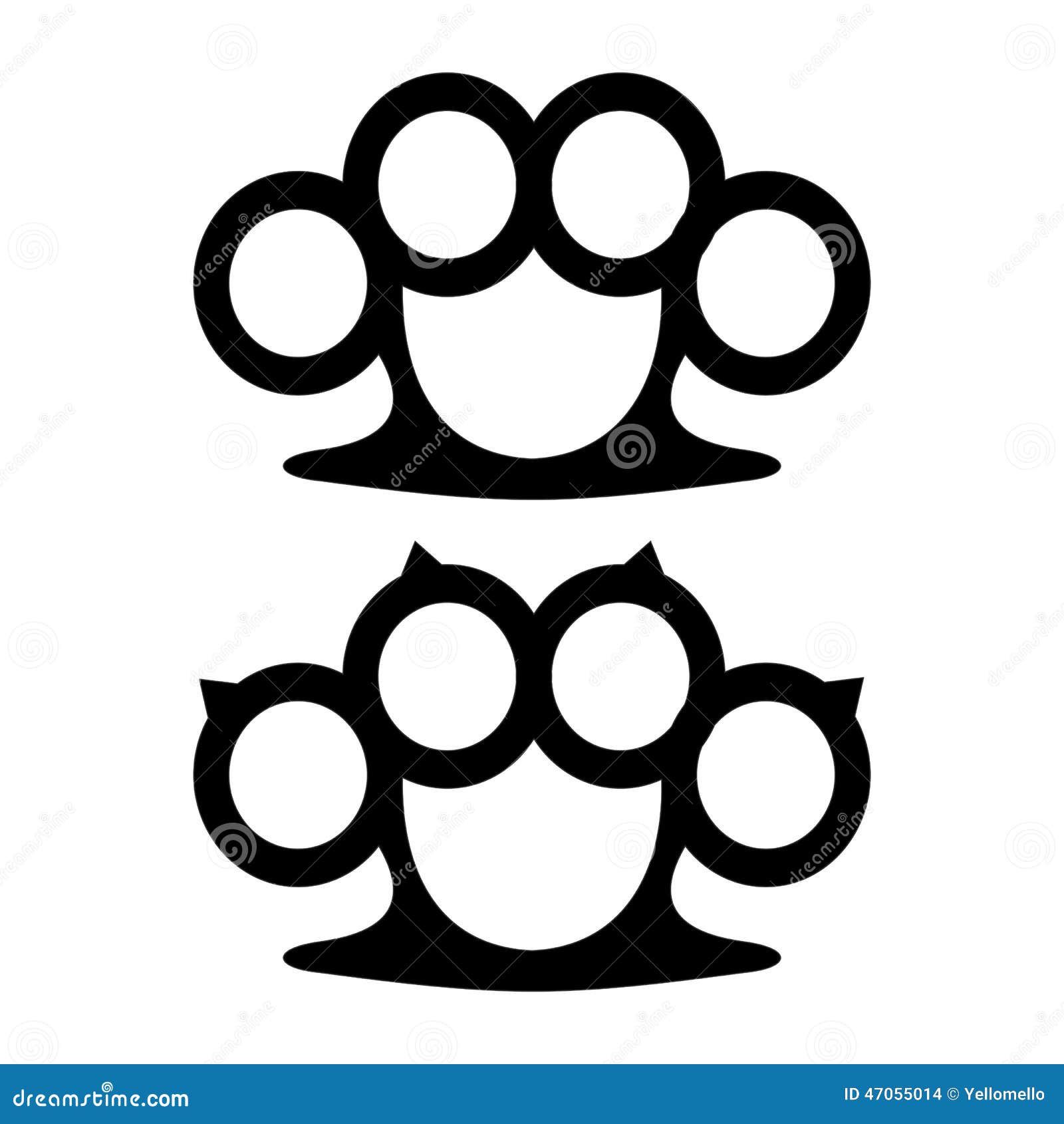 Knuckle stock illustration. Illustration of knuckleduster 47055014
