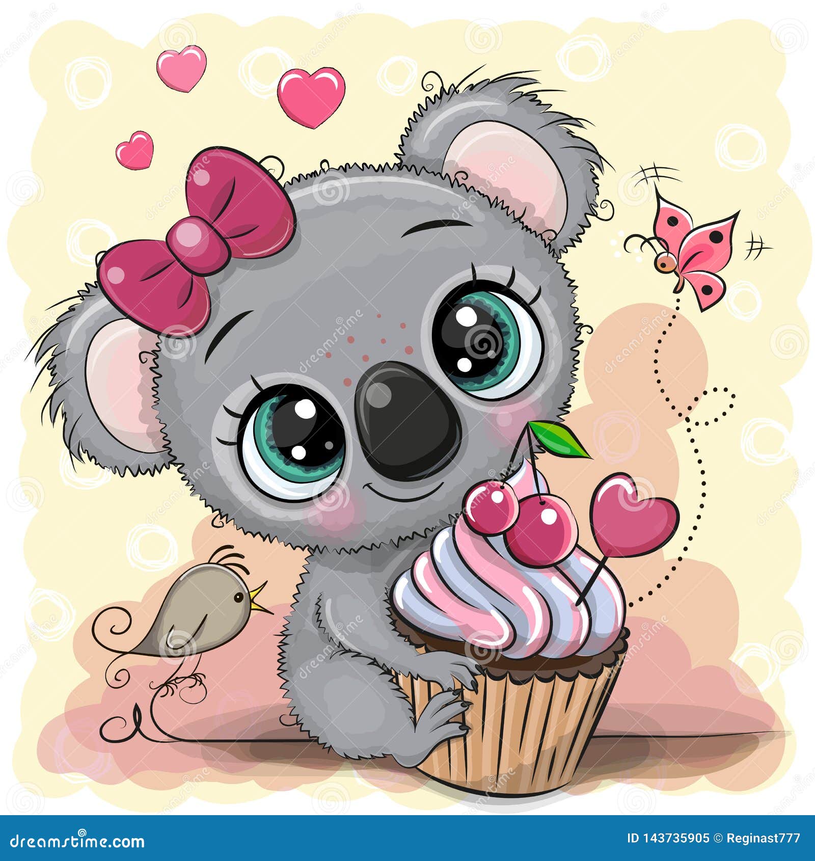 Koala De Bande Dessinee De Carte De Voeux Avec Le Gateau Illustration De Vecteur Illustration Du Enfance Image Koala De Bande Dessinee De Carte De Voeux Avec Le Gateau Illustration De Vecteur Illustration Du Enfance Image