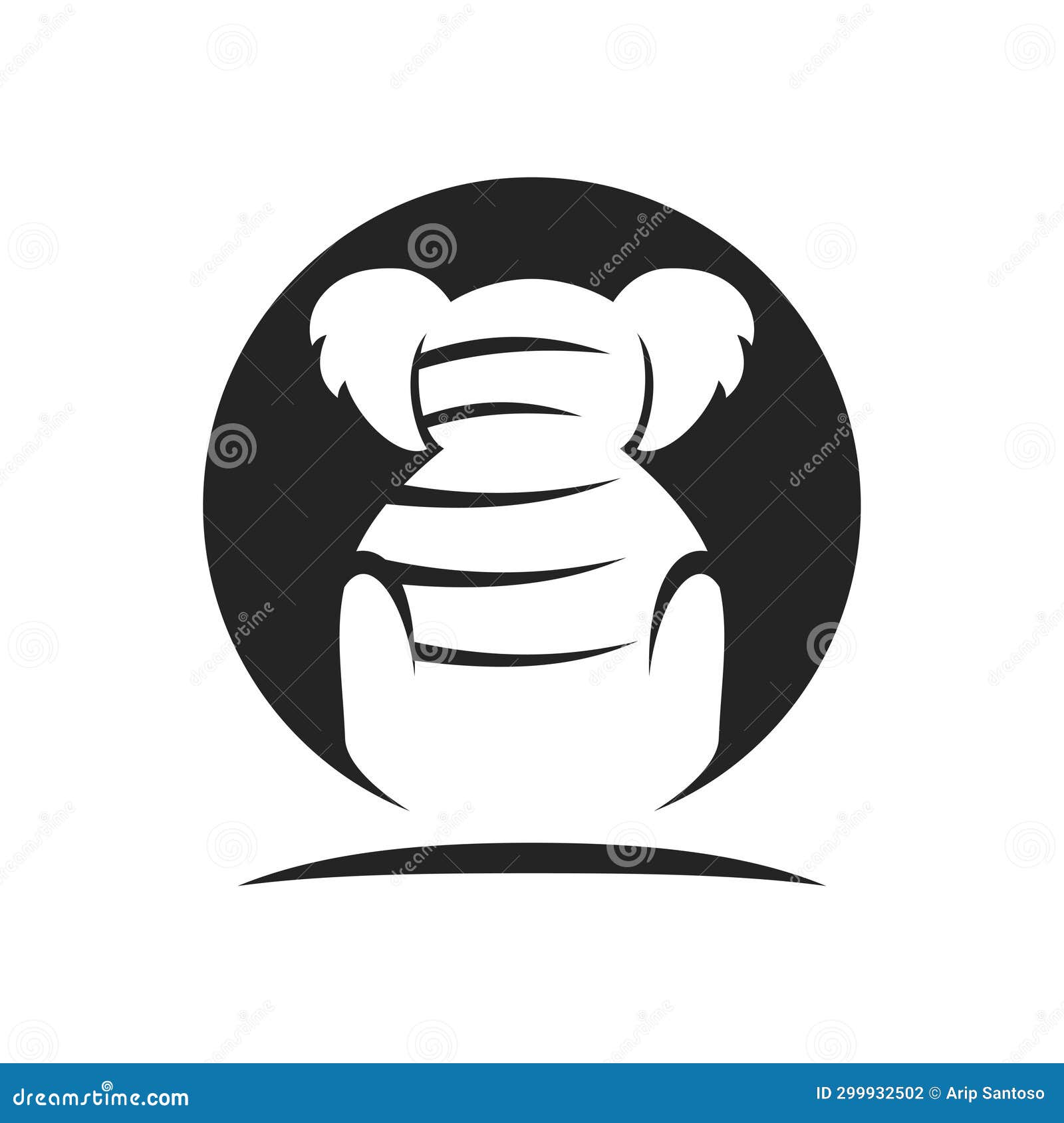 Koala Logo Template Isolated. Brand Identity. Icon Abstract Vector