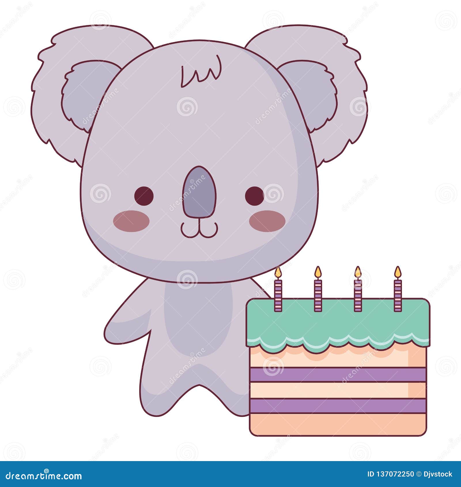 Koala Mignon Et Petit Avec Le Gateau Doux Illustration De Vecteur Illustration Du Gosse Heureux Koala Mignon Et Petit Avec Le Gateau Doux Illustration De Vecteur Illustration Du Gosse Heureux