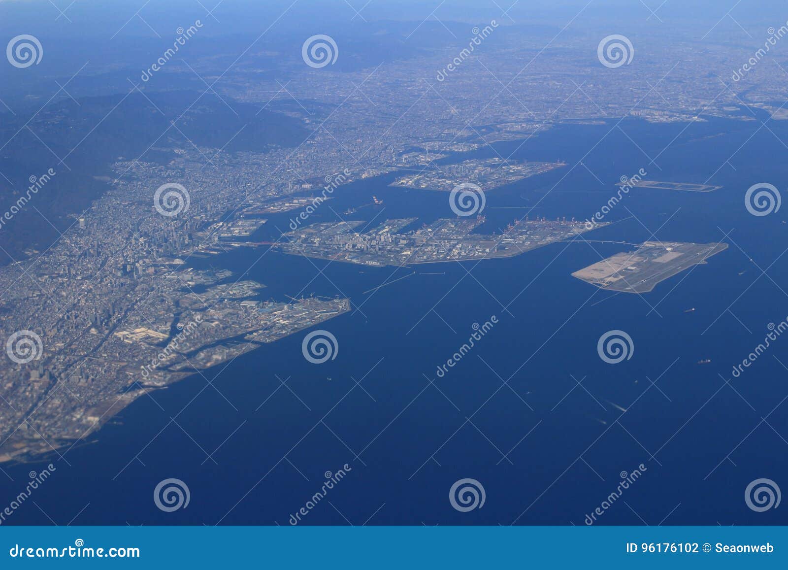 Kobe Airport in Kobe Japan stock photo. Image of asia 96176102