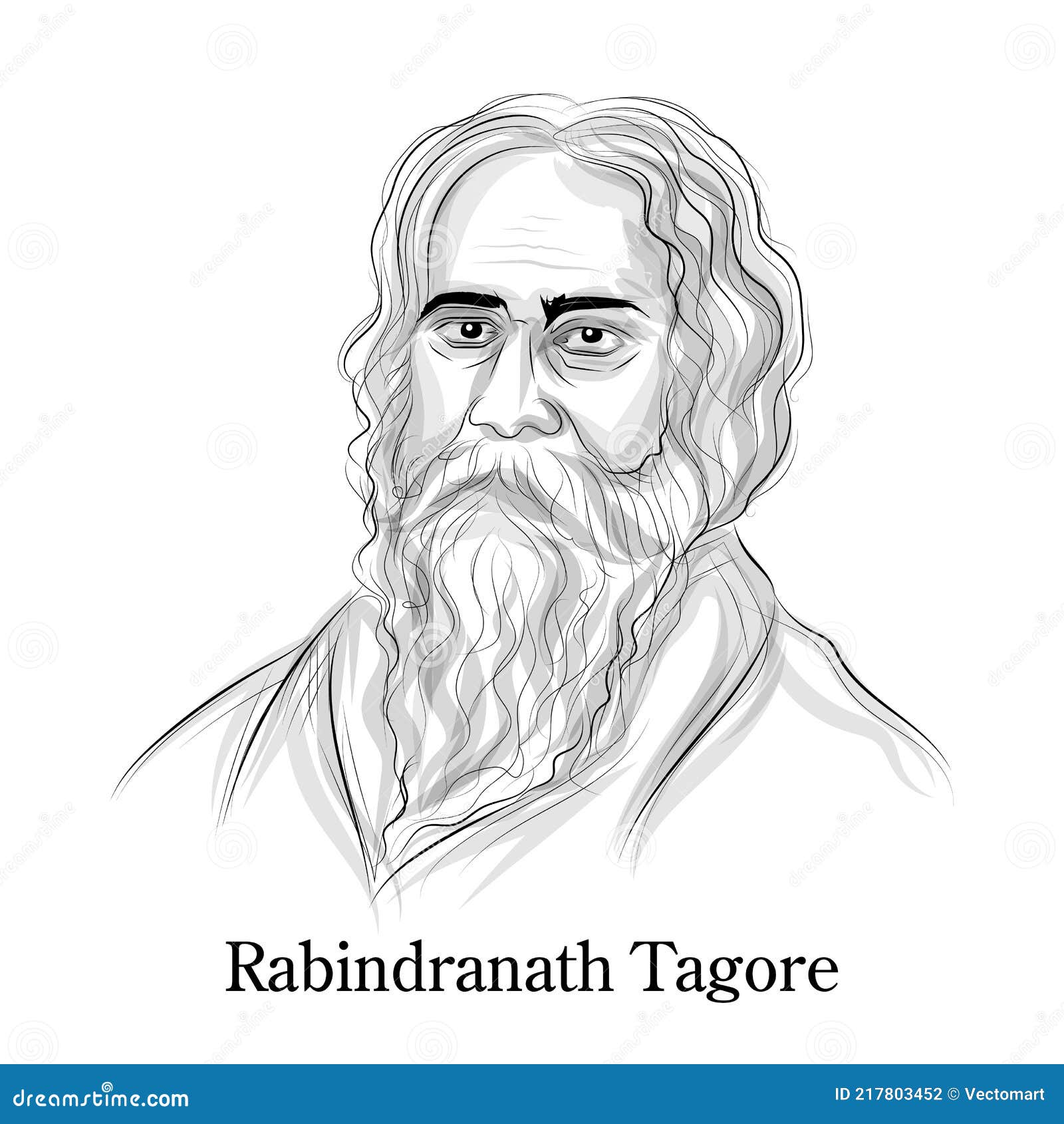 Young Rabindranath Tagore  Digital Art  Tallenge Motivational Collection  by Megaduta Sharma  Buy Posters Frames Canvas  Digital Art Prints   Small Compact Medium and Large Variants