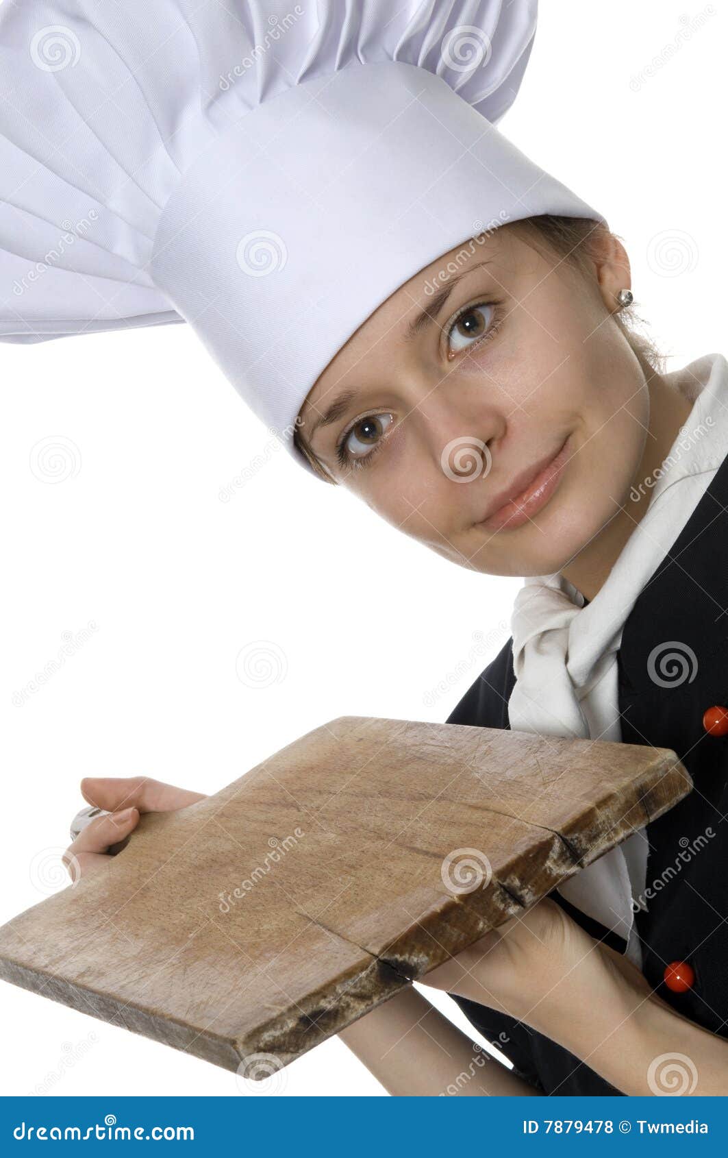 Koch stockfoto. Bild von chef, fachmann, einladung, angebot - 7879478