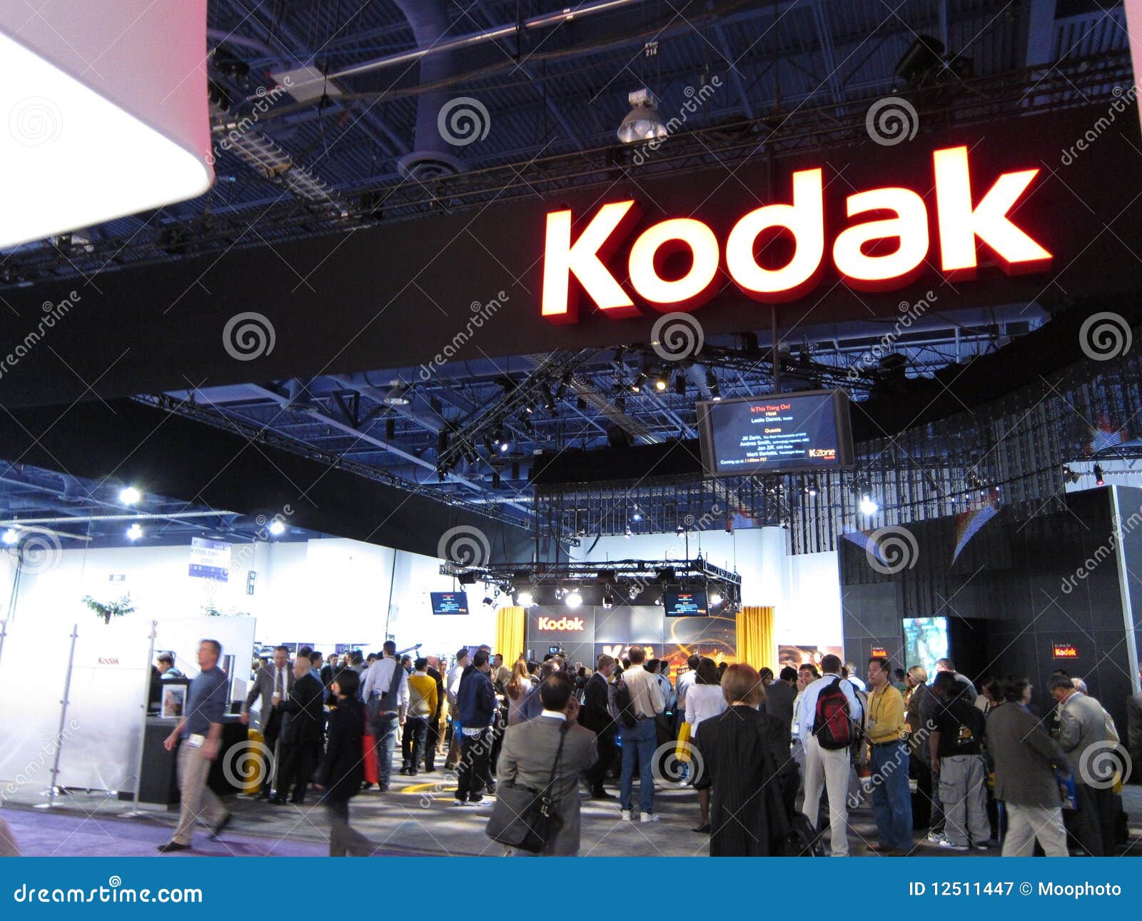 Kodak booth at CES 2010 editorial photography. Image of digital 12511447