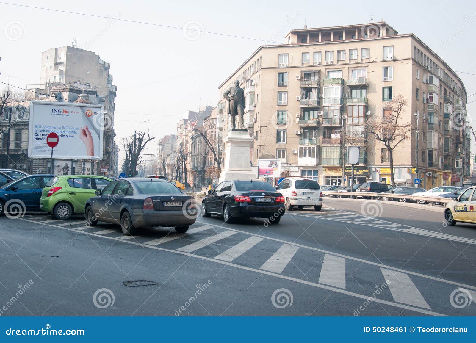 Kogalniceanu square 2 editorial photo. Image of symbol 50248461