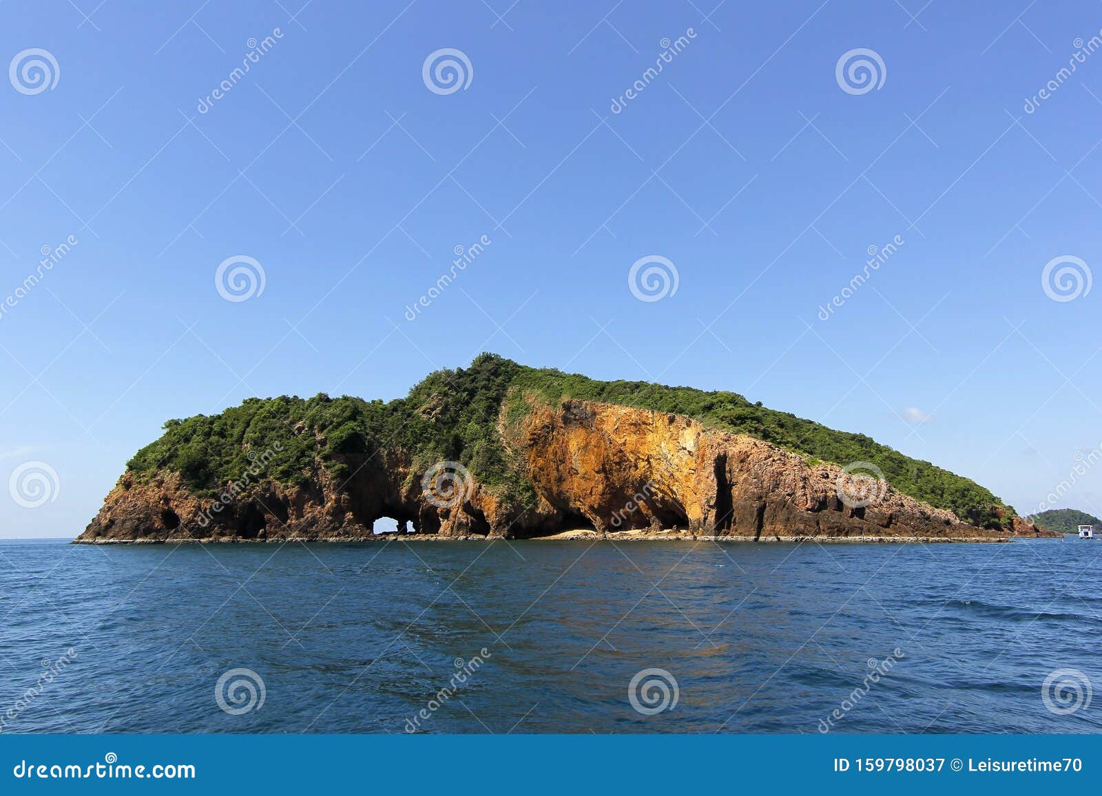 koh talu, a view of tropical sea landscape in thailand