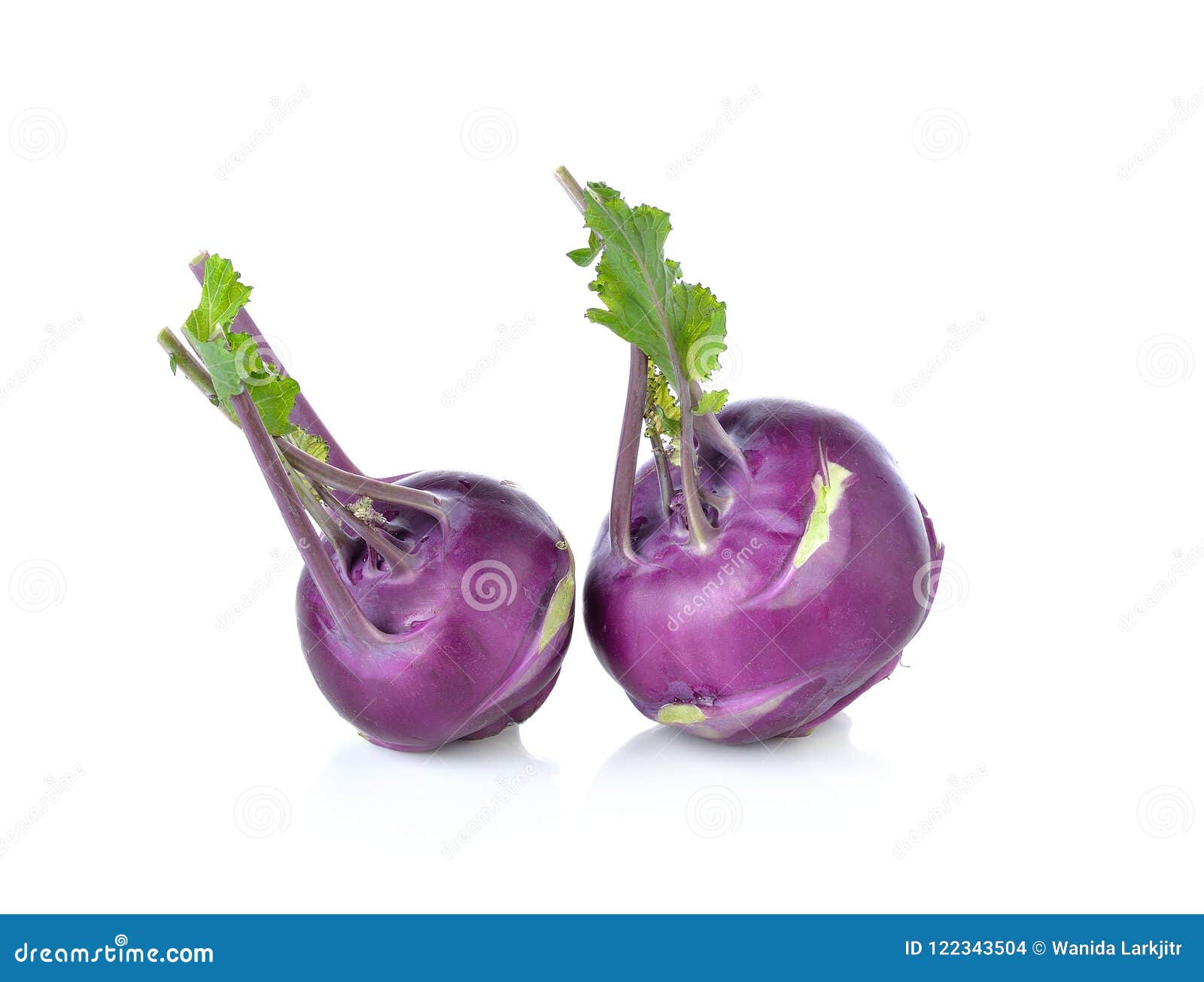 Kohlrabi Root Isolated on White Background Stock Photo Image of
