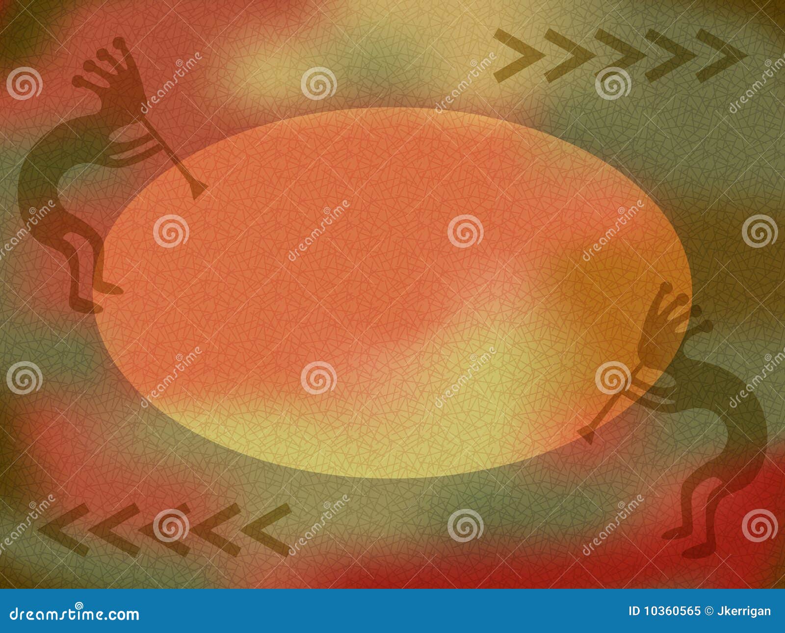 Kokopelli Background Tile Cartoon Vector | CartoonDealer.com #6128617