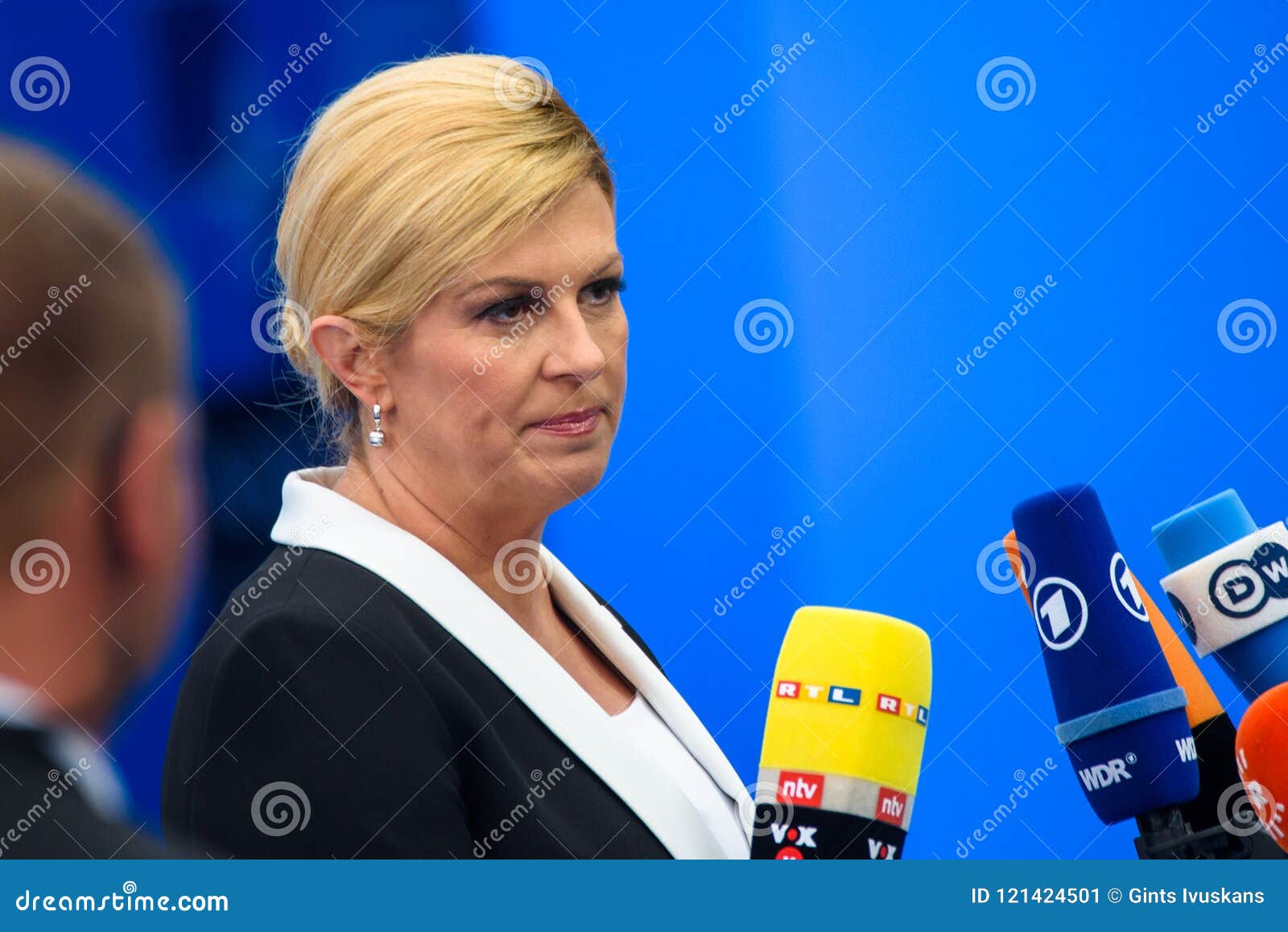 Kolinda Grabar Kitarovic, President Of Croatia Editorial Photo