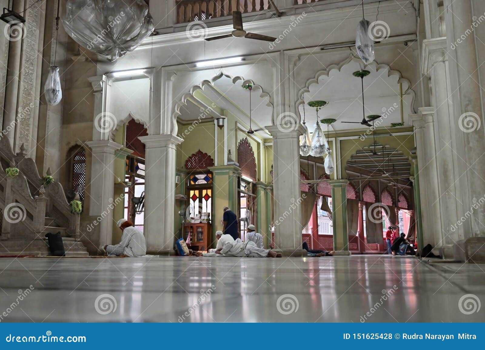 Interior Architecture Of Nakhoda Masjid Kolkata Editorial