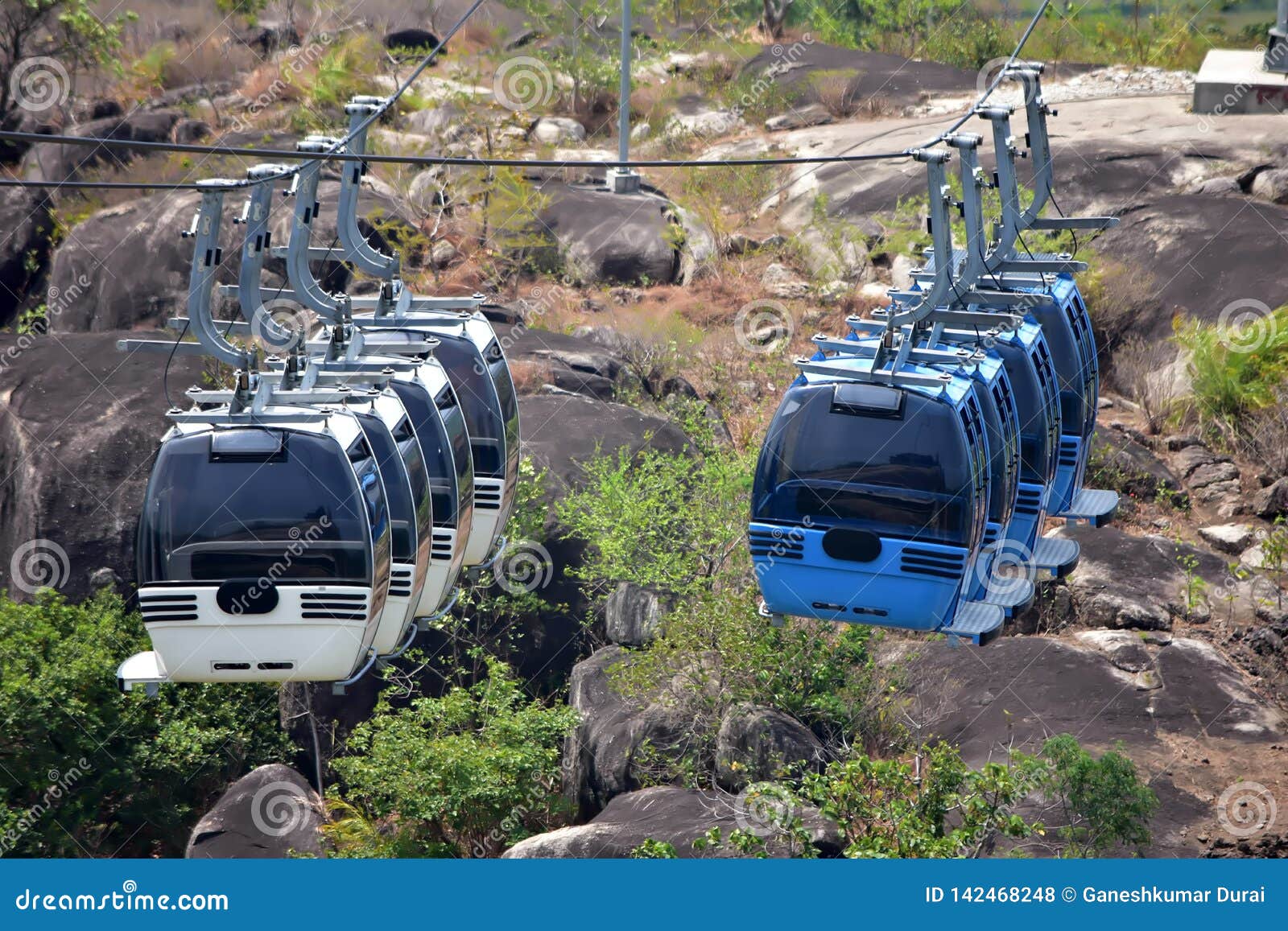 kollam, keralthe statue-of- the art cable cars