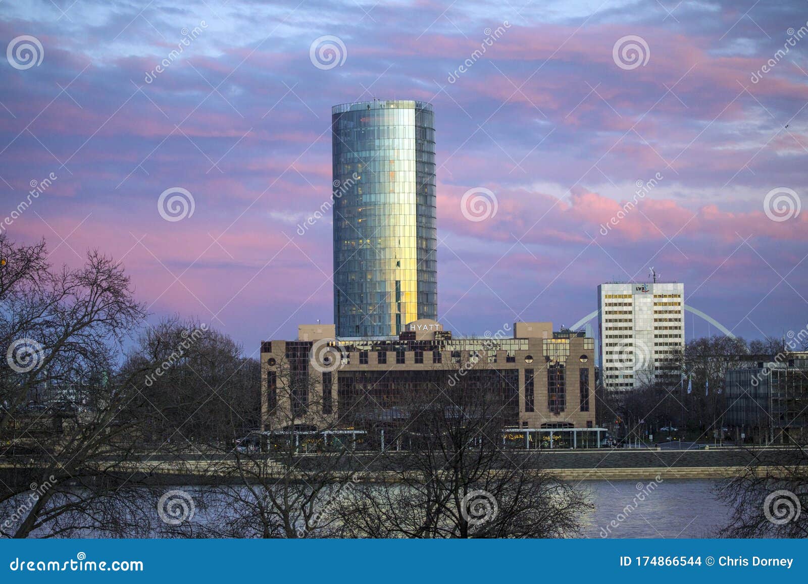 Kolntriangle In Cologne Editorial Stock Image Image Of Evening