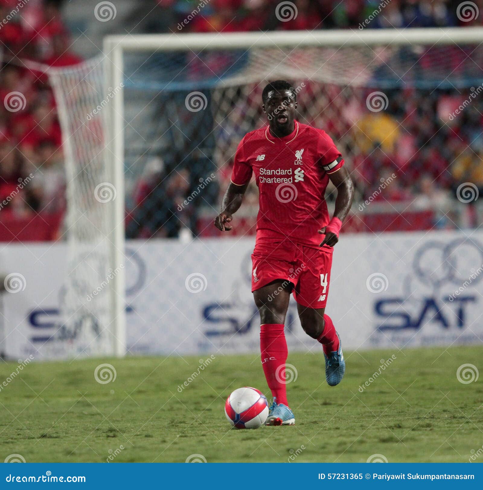 Kolo Toure of Liverpool editorial image. Image of match - 57231365