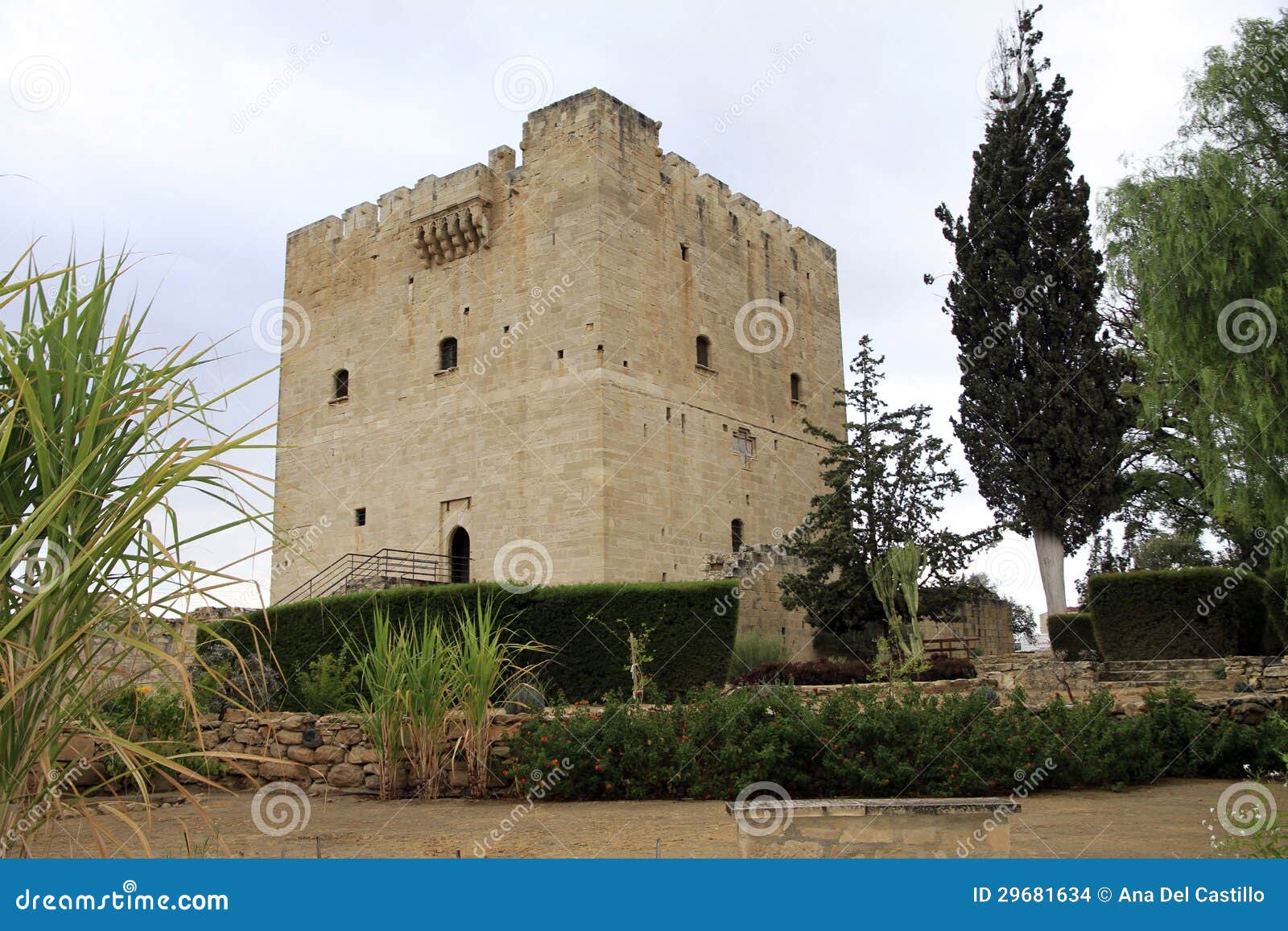 Kolossi Bastion Cyprus Island Stock Photo Image of cyprus