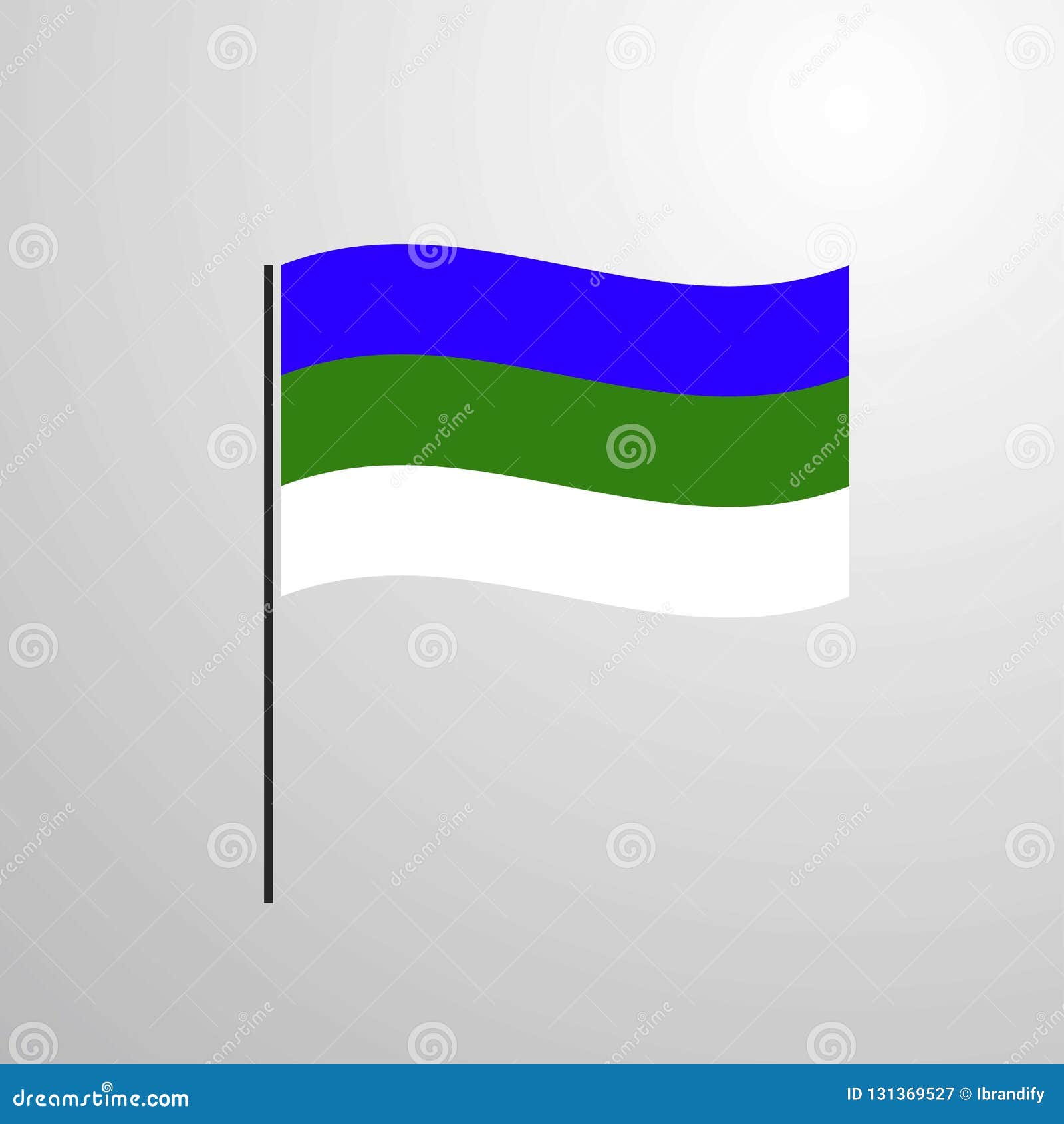Флаг Респ Коми