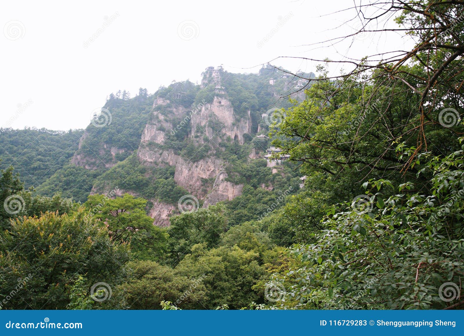 Kongtong mountain stock image. Image of meters, xiao - 116729283