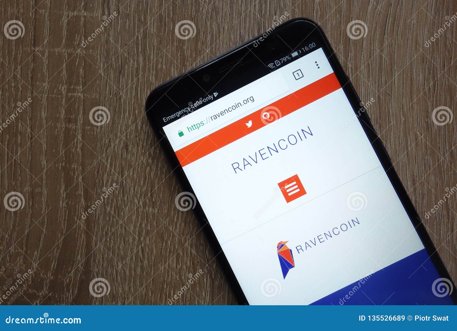 Ravencoin RVN Cryptocurrency Website Displayed On A Modern ...