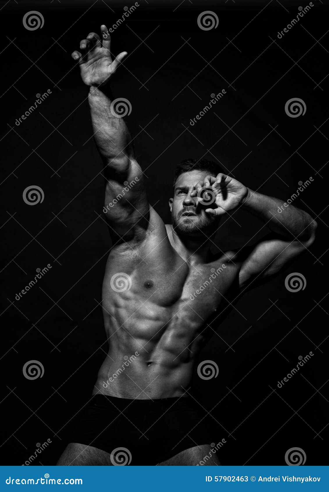 Konstantin Kamynin Modèle Masculin Musculeux Image stock - Image du  exercer, exercice: 57902463