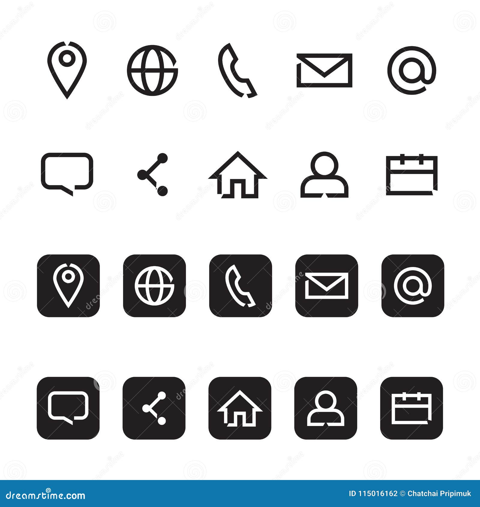 Kontaktdatenikonen, Vektor vektor abbildung. Illustration von zelle