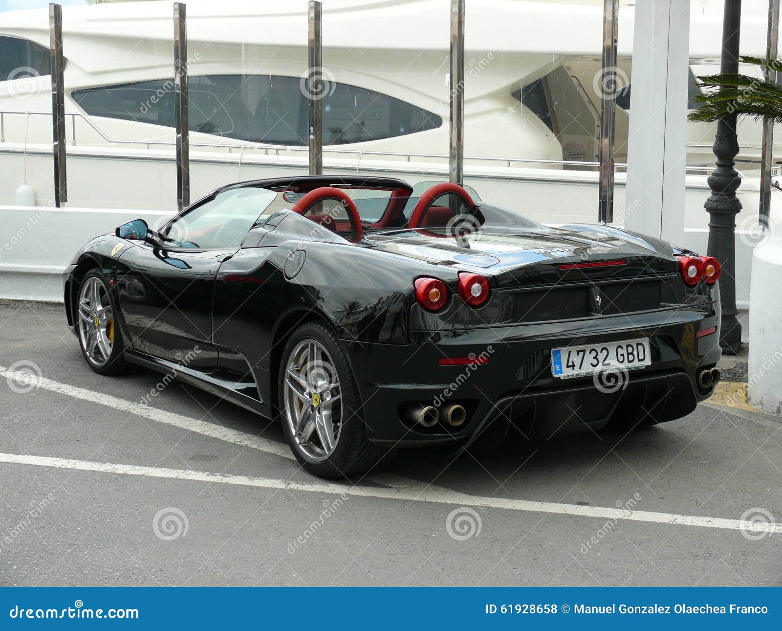 Konvertierbares Ferrari F430 Redaktionelles Stockfoto Bild