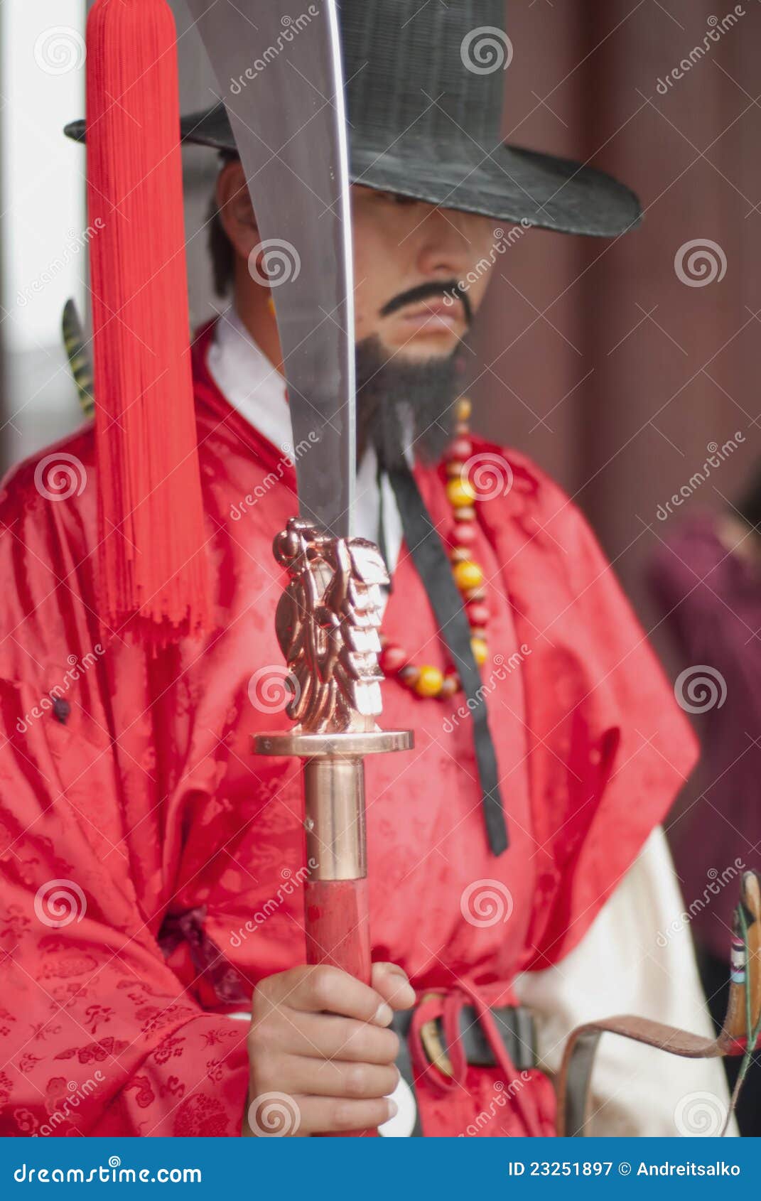 Korean ancient warrior stock image. Image of asia, keeping 23251897
