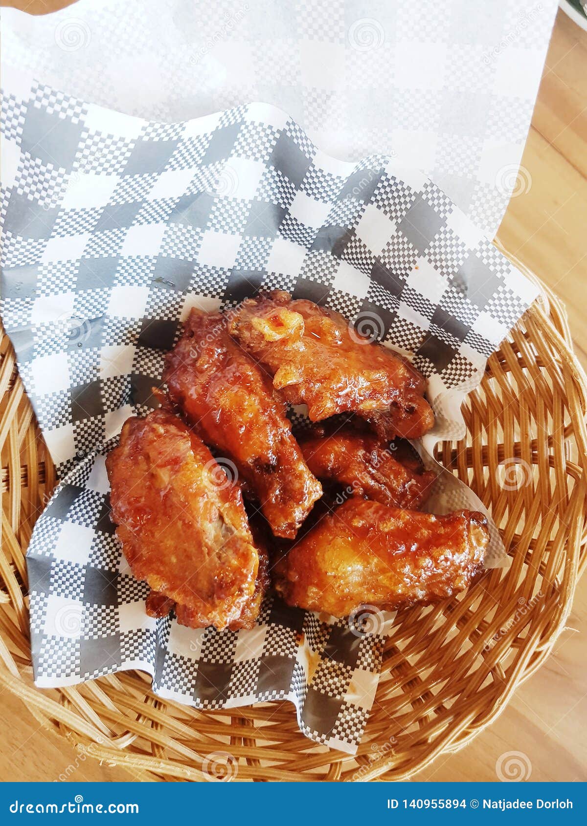 Korean chicken sauce stock photo. Image of meal, dish - 140955894