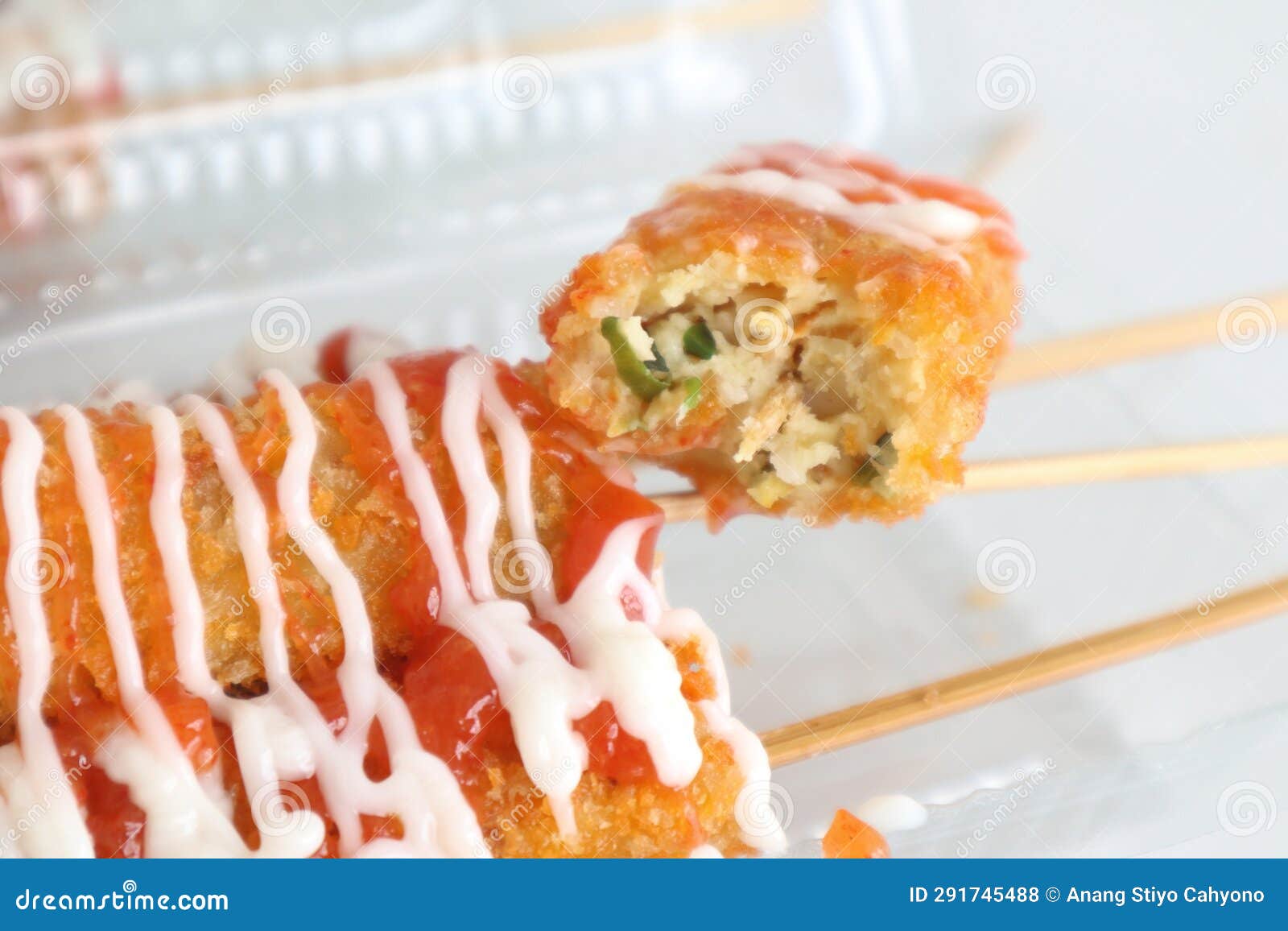Korean Corn Dogs, Delicious Korean Food Stock Photo - Image of corn