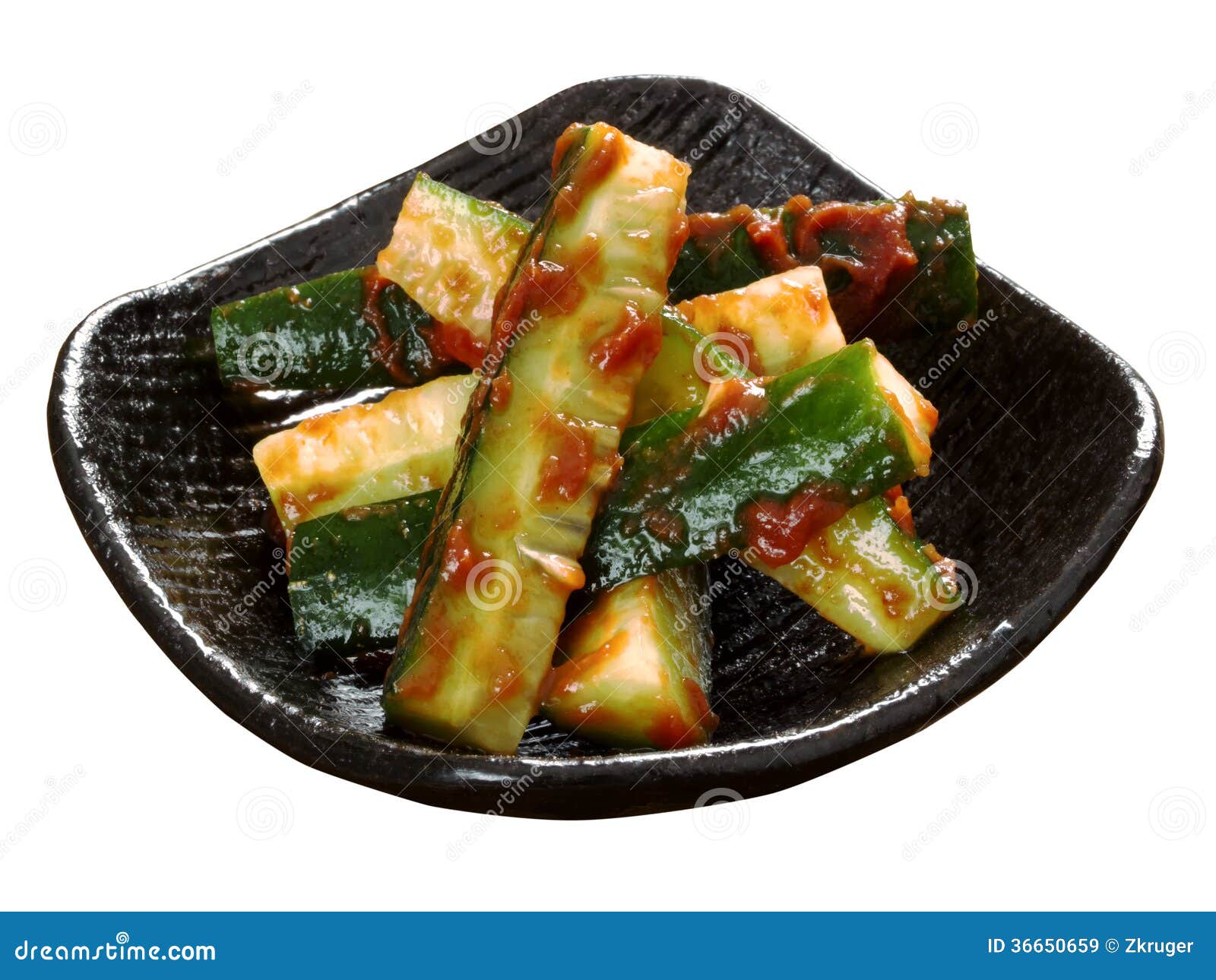 Korean cucumber banchan stock image. Image of vegetable 36650659