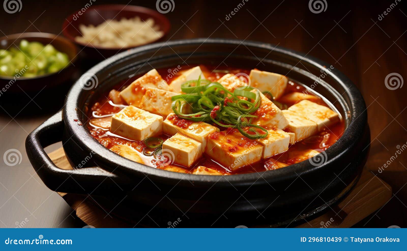 The Korean Dish Sundubu Jjigae is a Thick Tofu Soup with Seafood or