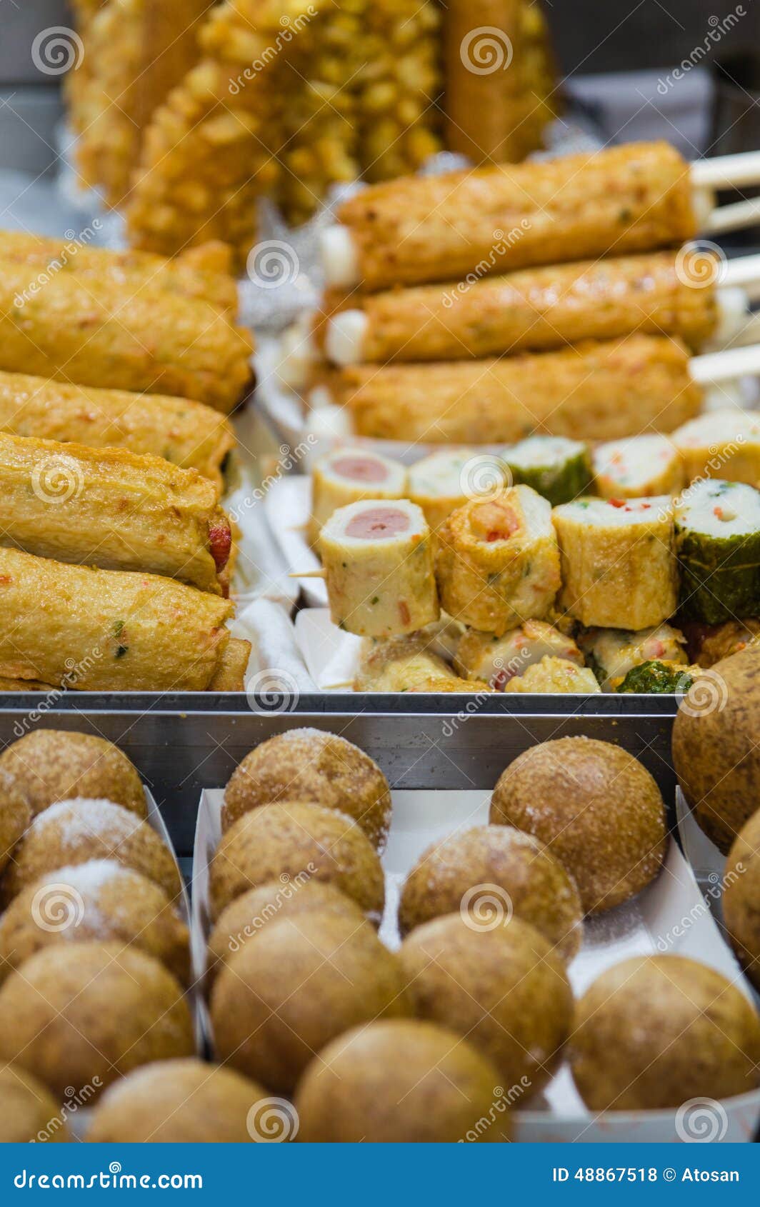 Korean Fast Food stock photo. Image of crowd, cuisine - 48867518