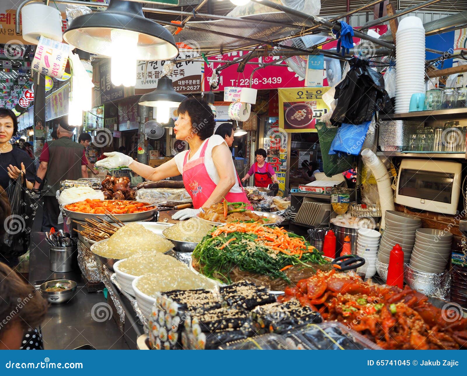 Korean food market editorial image. Image of cuisine - 65741045