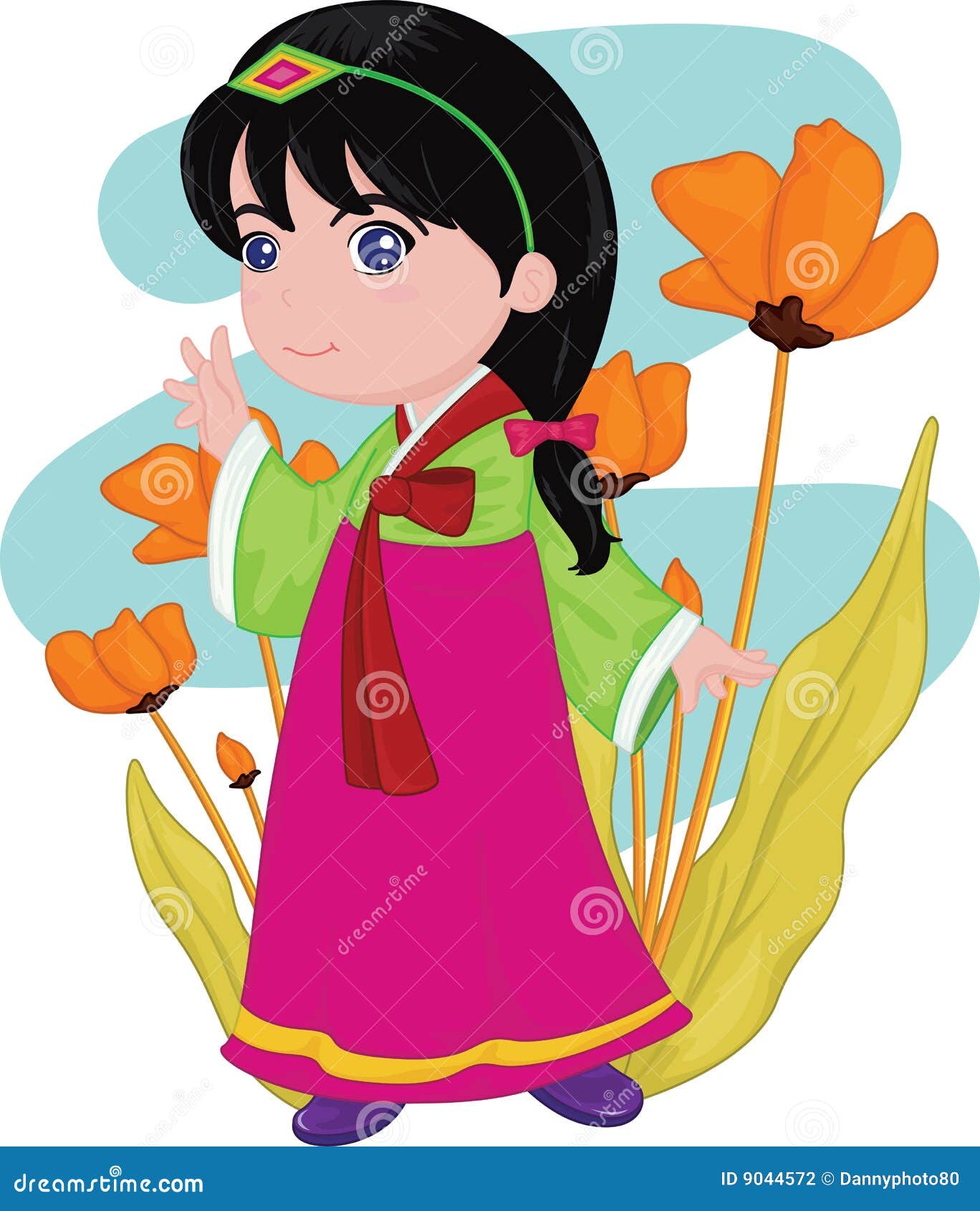 korean girl clipart - photo #4