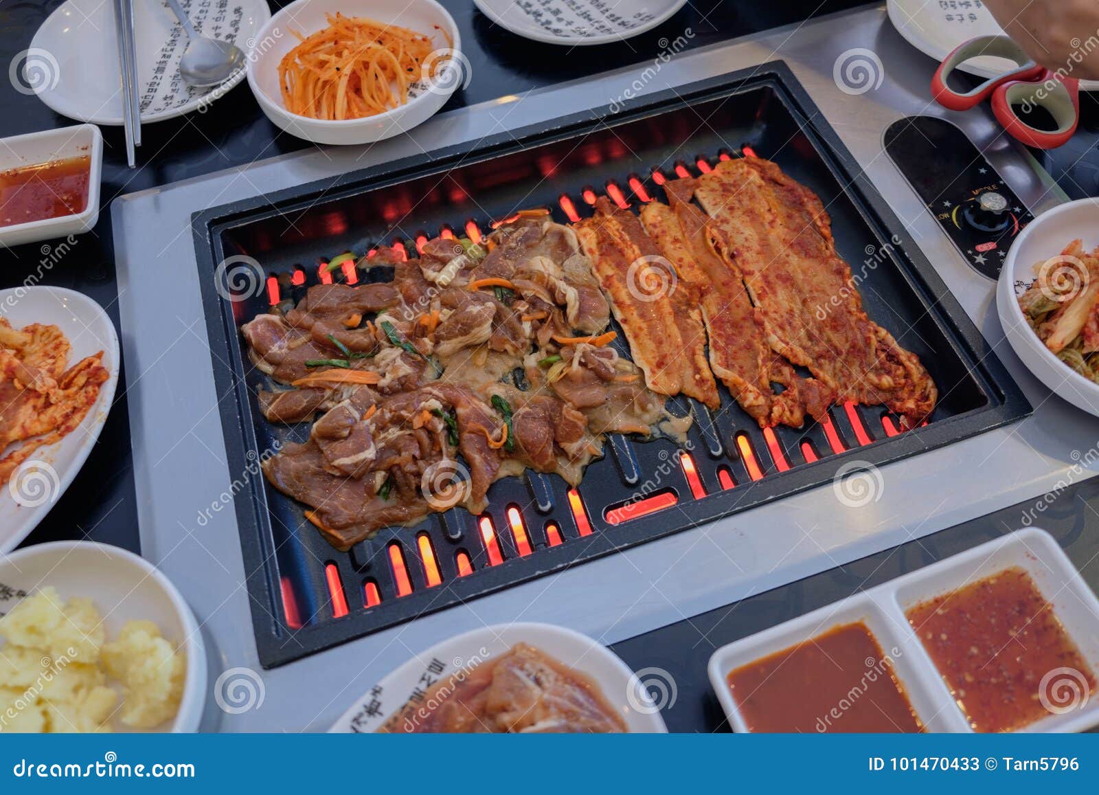 Korean pork BBQ stock image. Image of fresh, dinner - 101470433