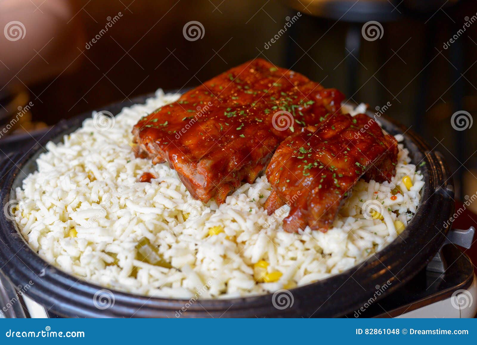 Korean pork ribs stock photo. Image of freshness, fresh 82861048